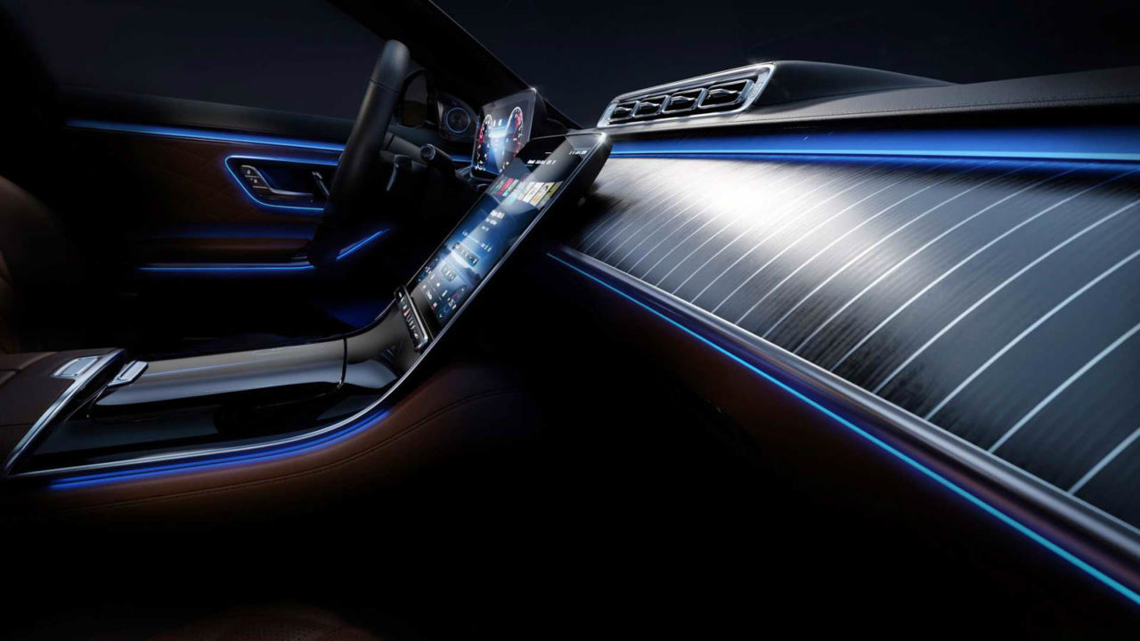 2021 Mercedes-Benz S-Class Interior Ambient Lighting