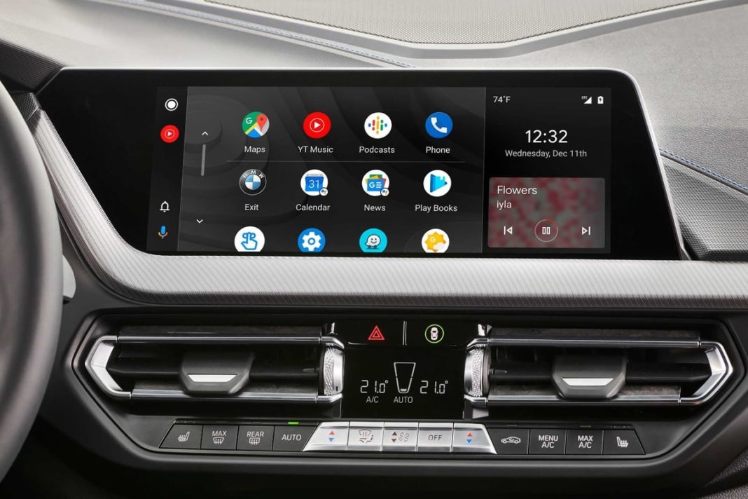 BMW infotainment wireless android auto