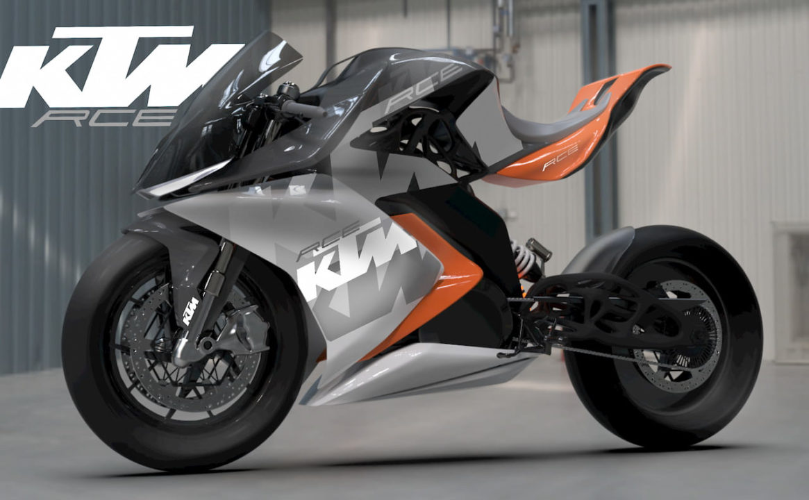 This Fully-Electric KTM RC Rendering Looks Futuristic