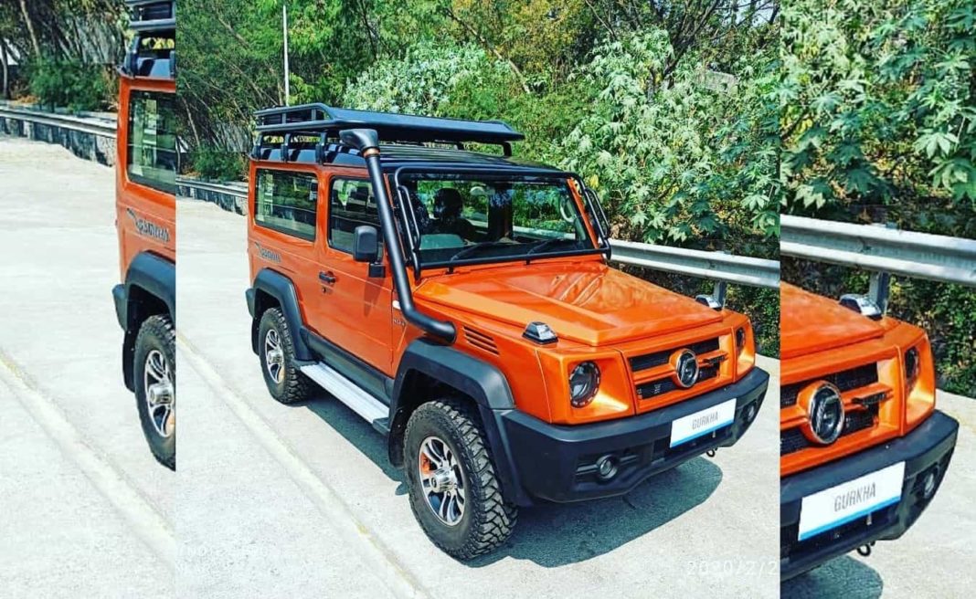 Force Gurkha Xtreme BS6 spotted at dealership