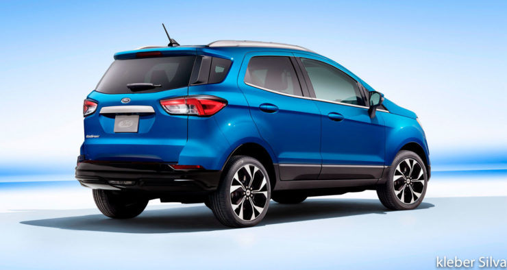 Ford EcoSport EV Rendered With Fresh Styling