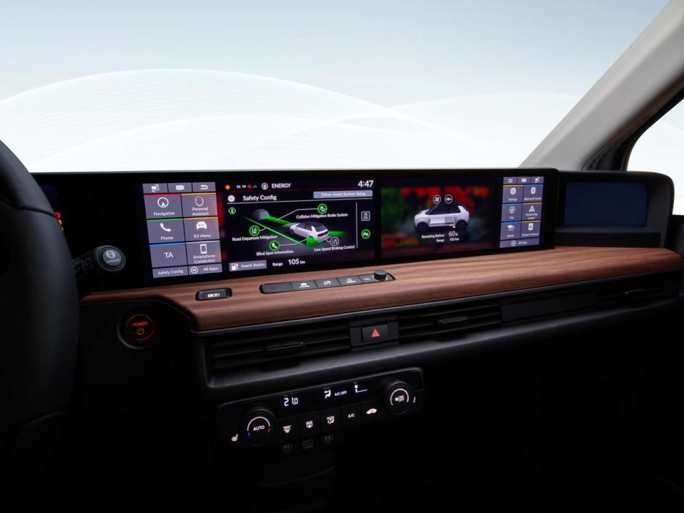 Honda e electric hatchback Interior