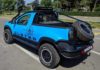 Renault Duster pickup truck modified rear three quarter