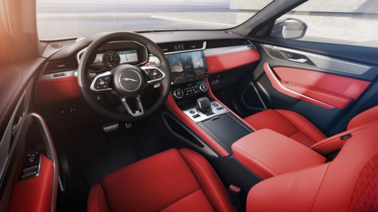 2021 Jaguar F-Pace interior