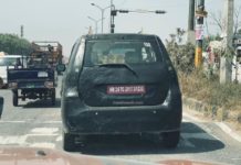 Maruti Suzuki Wagon R EV spied Gurugram
