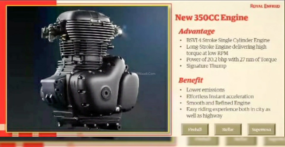 Royal Enfield Meteor 350 Spec and features-12