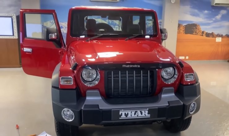 2020 Mahindra Thar with official OEM accessories