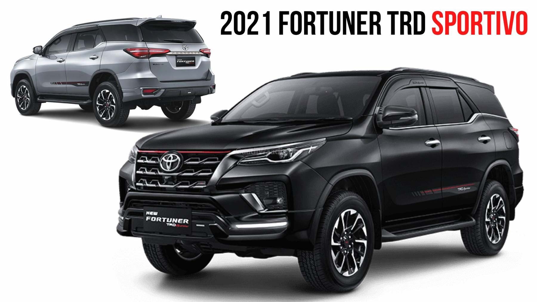  2022  Toyota Fortuner  Facelift Gets TRD  Sportivo  Trim With 