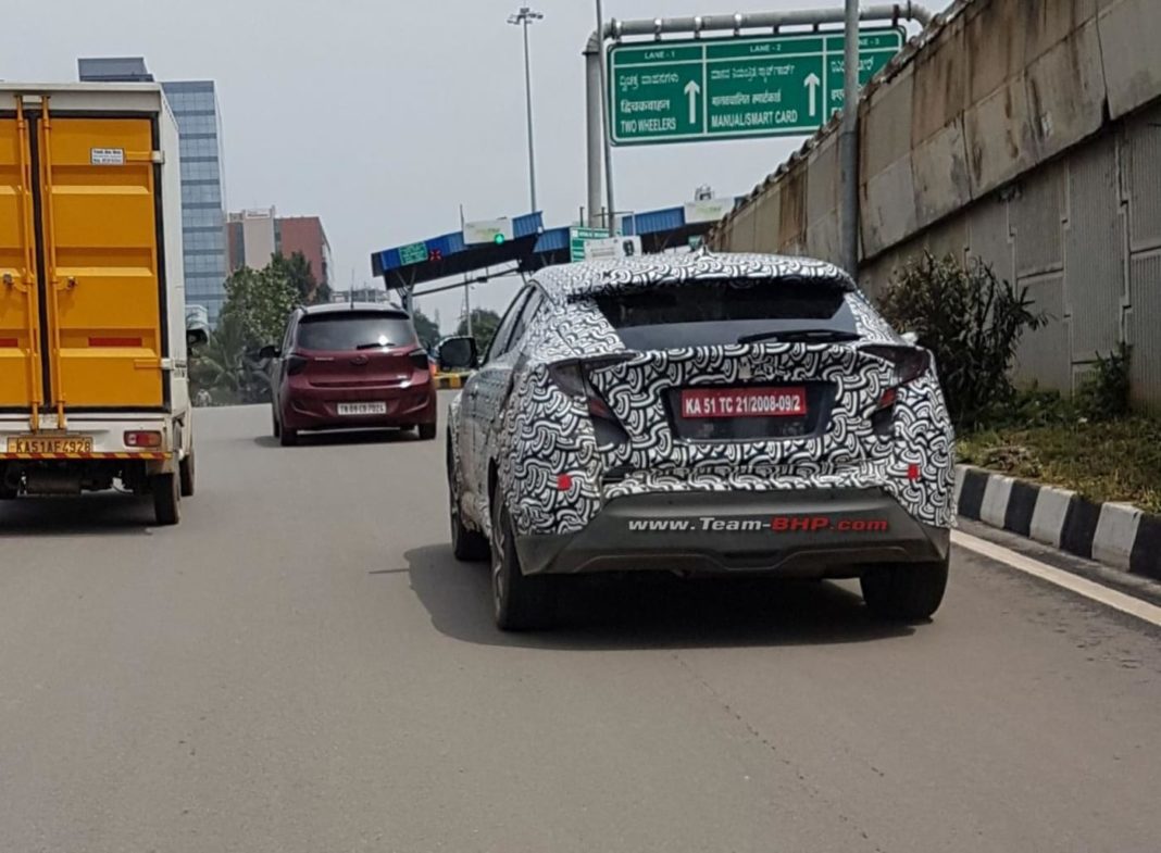 Toyota CH-R spied India 2