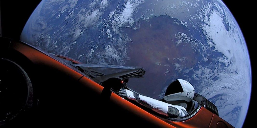 Tesla Roadster And Starman Make Close Approach To Mars On The Space