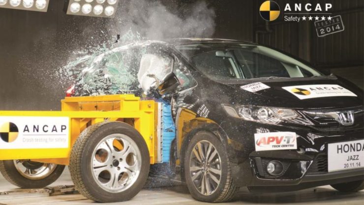 2015 Honda Jazz Australian NCAP crash test