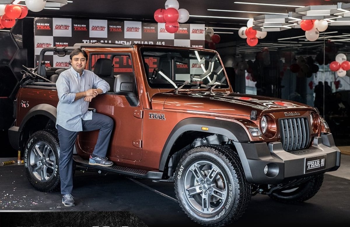 Auctioned For Rs 1 1 Crore First Mahindra Thar Delivered To Owner