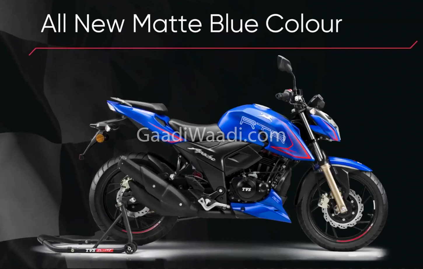 Updated Tvs Apache Rtr 0 4v Launched With 3 Ride Modes Priced At Rs 1 31 Lakh