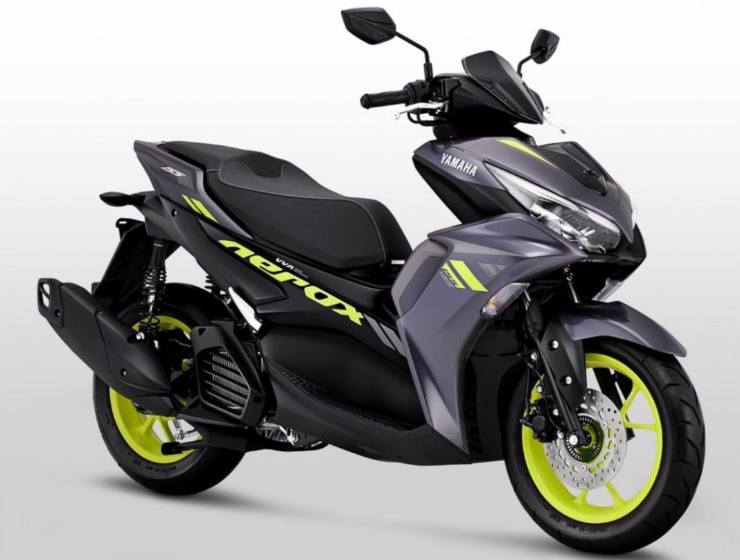 2021 Yamaha Aerox 155 front angle