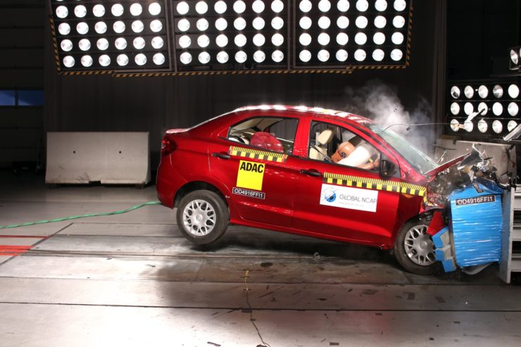 Ford Aspire (Next-Gen Figo) NCAP crash test