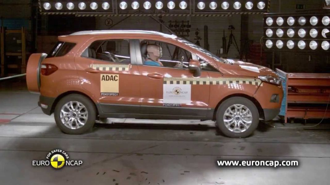 Ford EcoSport Euro NCAP crash test rating