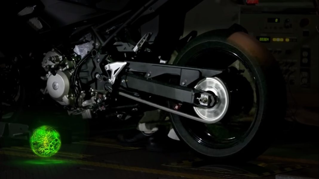 Kawasaki hybrid motorcycle teaser