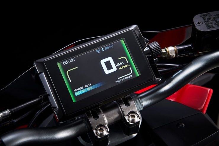 Kymco F9 TFT instrument console