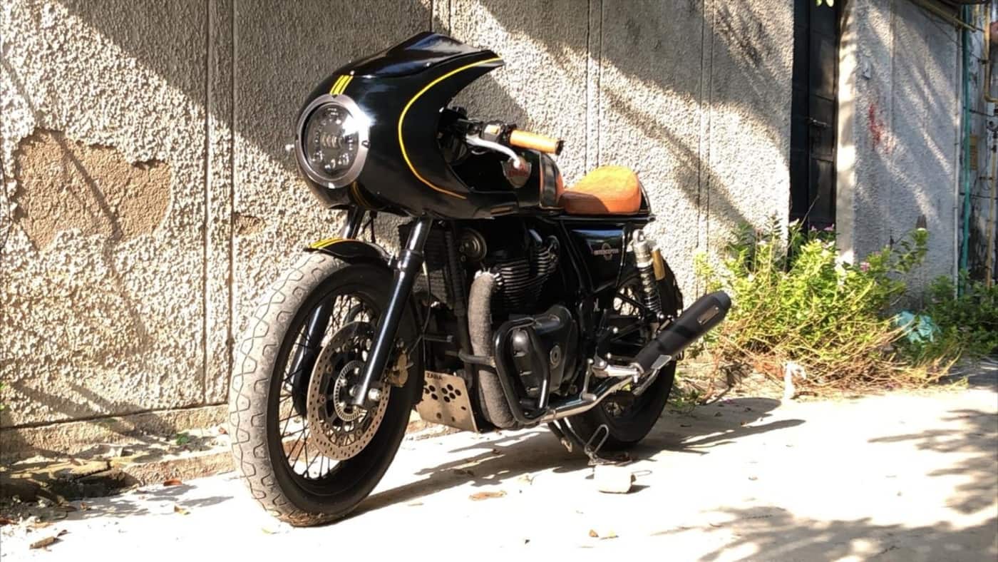 Royal Enfield Interceptor Modified Into A Beautiful Cafe Racer