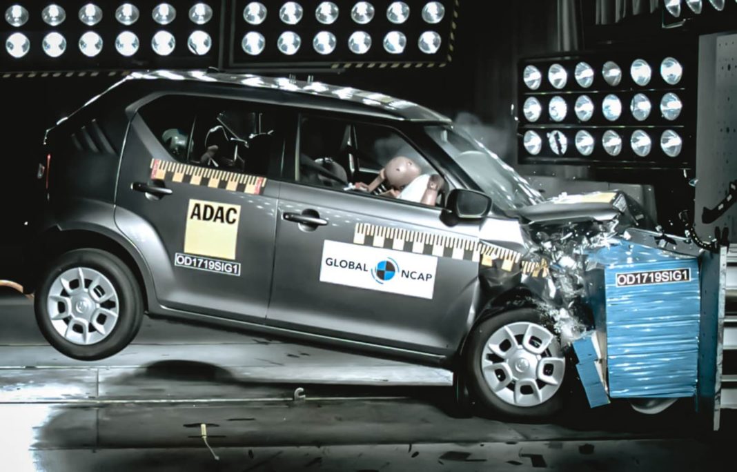 Suzuki Ignis Africa-spec NCAP crash test