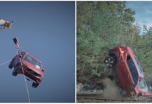 Volvo 30 metre vertical drop
