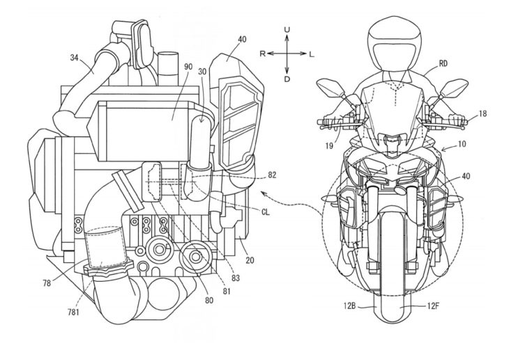 Yamaha MT-09 patent 1