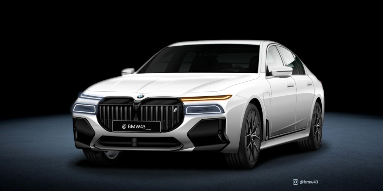 NextGen BMW 7 Series Rendered With Futuristic Design