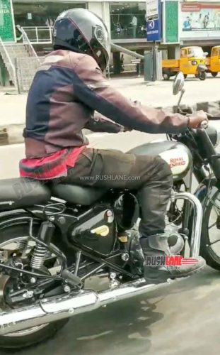 2021 Royal Enfield Classic 350 spied undisguised 3