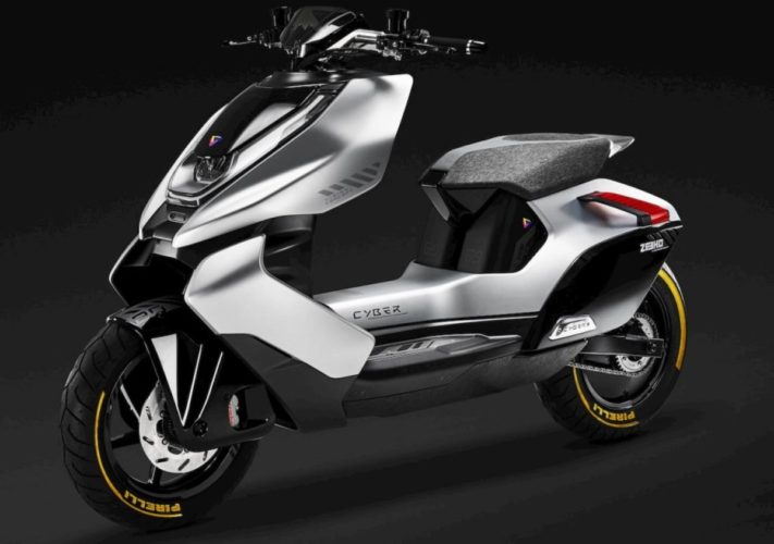 CFMoto Zeeho Cyber Concept front angle