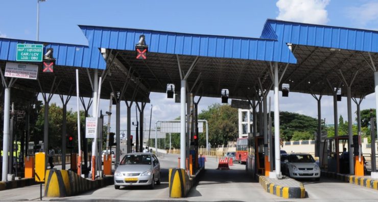 Indian highway toll plaza