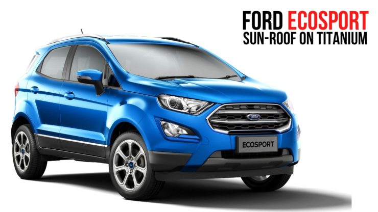 Ford Ecosport sunroof