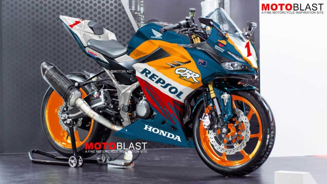 Honda CBR150R CBR150R Customised With Mick Doohan's MotoGP Livery