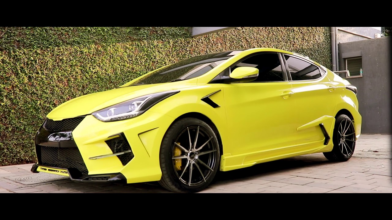 This Custom Hyundai Elantra Gets Lamborghini-Inspired Mods – Video