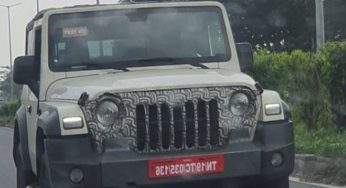 Mahindra Thar Convertible Hard Top Spied Testing; Launch Likely Soon