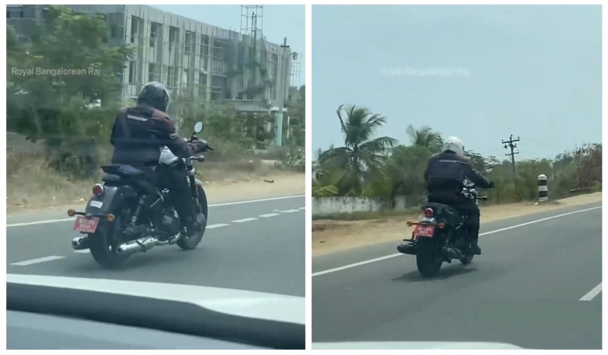 2021 Royal Enfield 650 cruiser spied 2