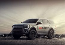 2022 Ford Endeavour rendering front angle