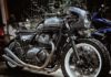 Royal Enfield 650 cafe racer MoTeycycle Garage front