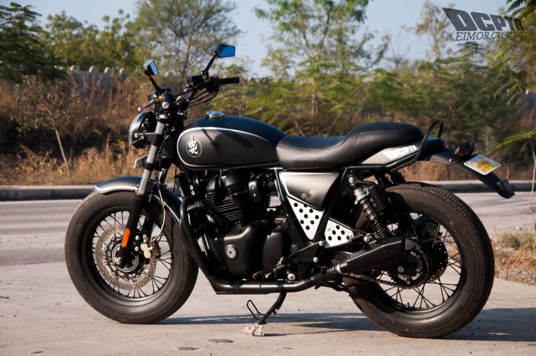 This Modified Royal Enfield Interceptor 650 Gets An Edgy Makeover