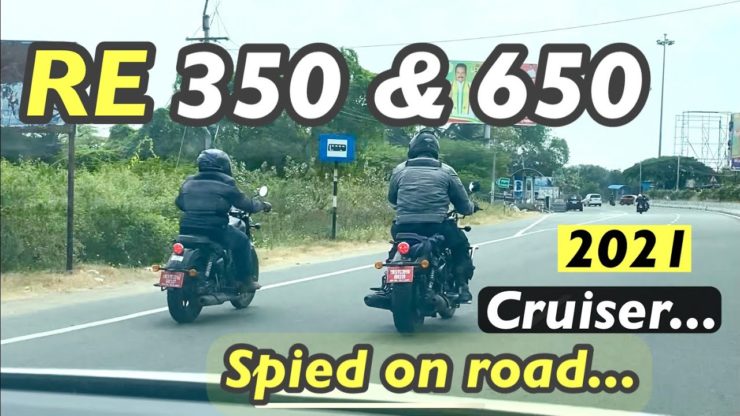 Upcoming New Royal Enfield Bikes Spied On Test Together