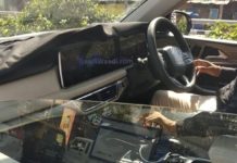 2021 Mahindra XUV700 interior clear spy picture
