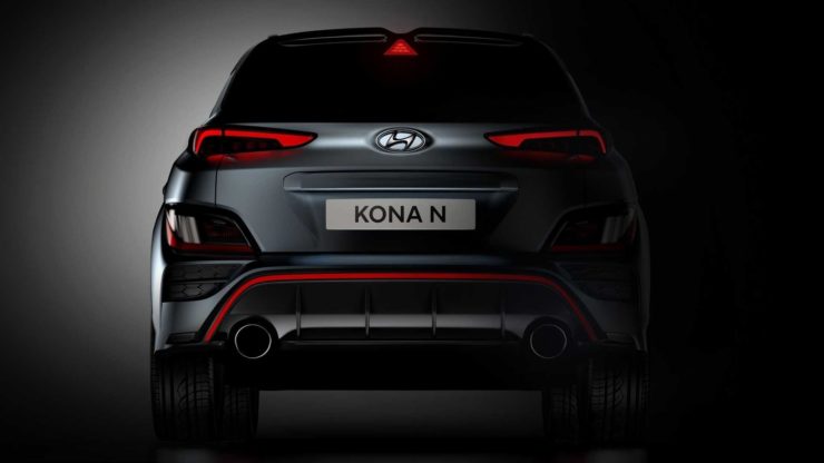 Hyundai Kona N teaser rear