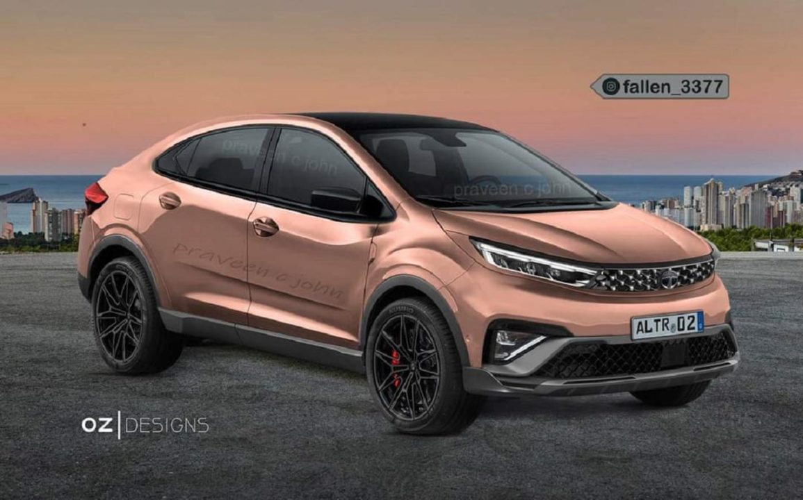Tata Altroz Cross Coupe Rendering_