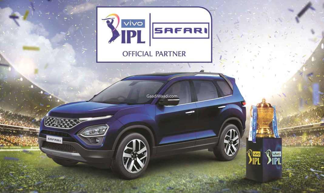 Tata Safari IPL Official partner