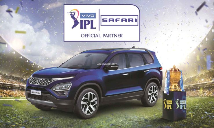 Tata Safari IPL Official partner