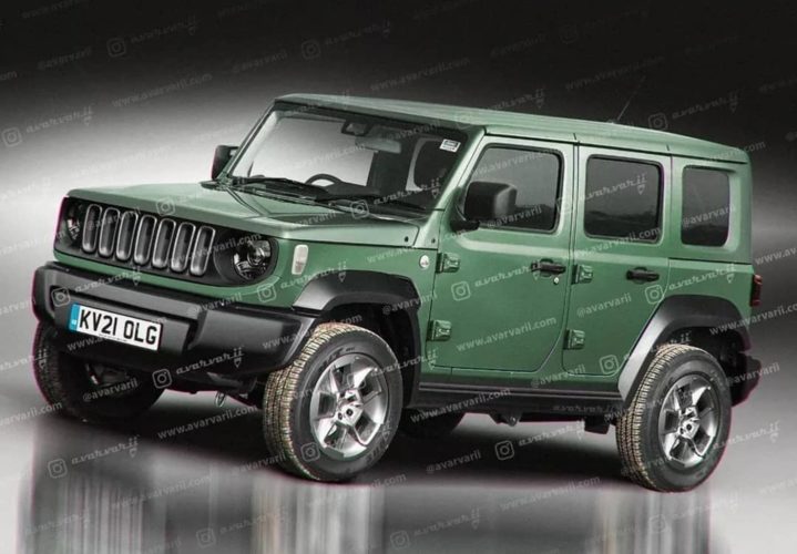 Upcoming Jeep electric SUV rendering