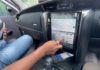 2021 Toyota Fortuner modified Tesla style touchscreen