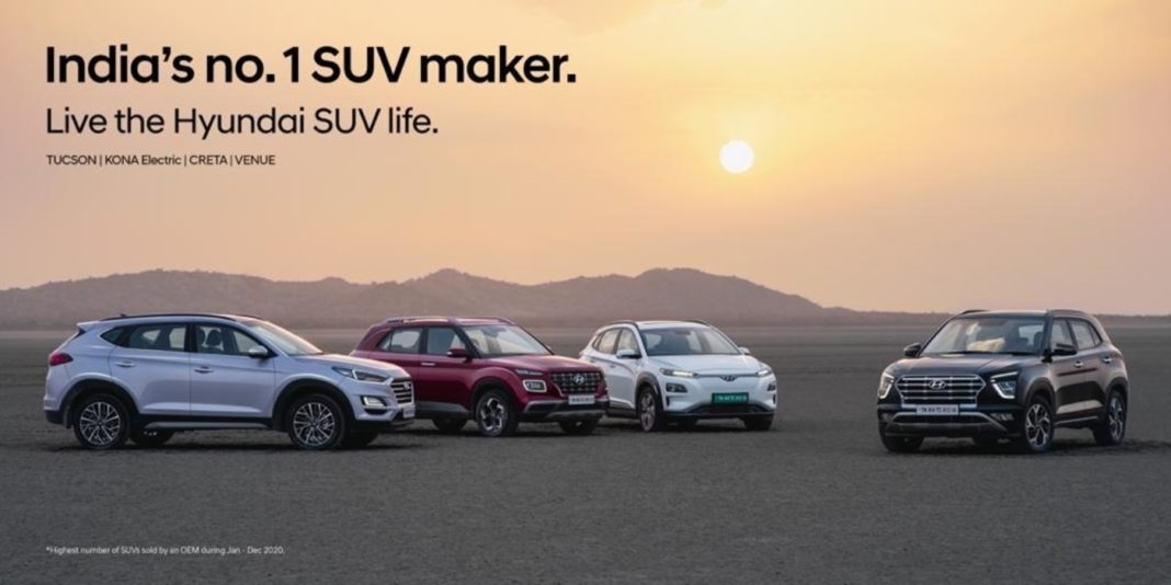 Hyundai SUV 10 lakh sales milestone feature