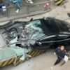 Tesla Model 3 accident Chengdu image 1