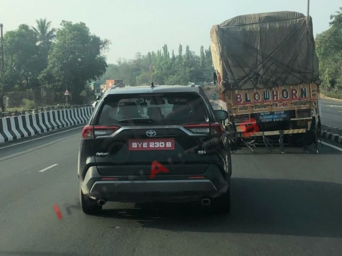 Toyota RAV4 spied in Gujarat 1