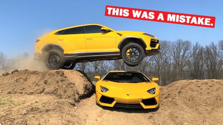 YouTuber Jumped Lamborghini Urus